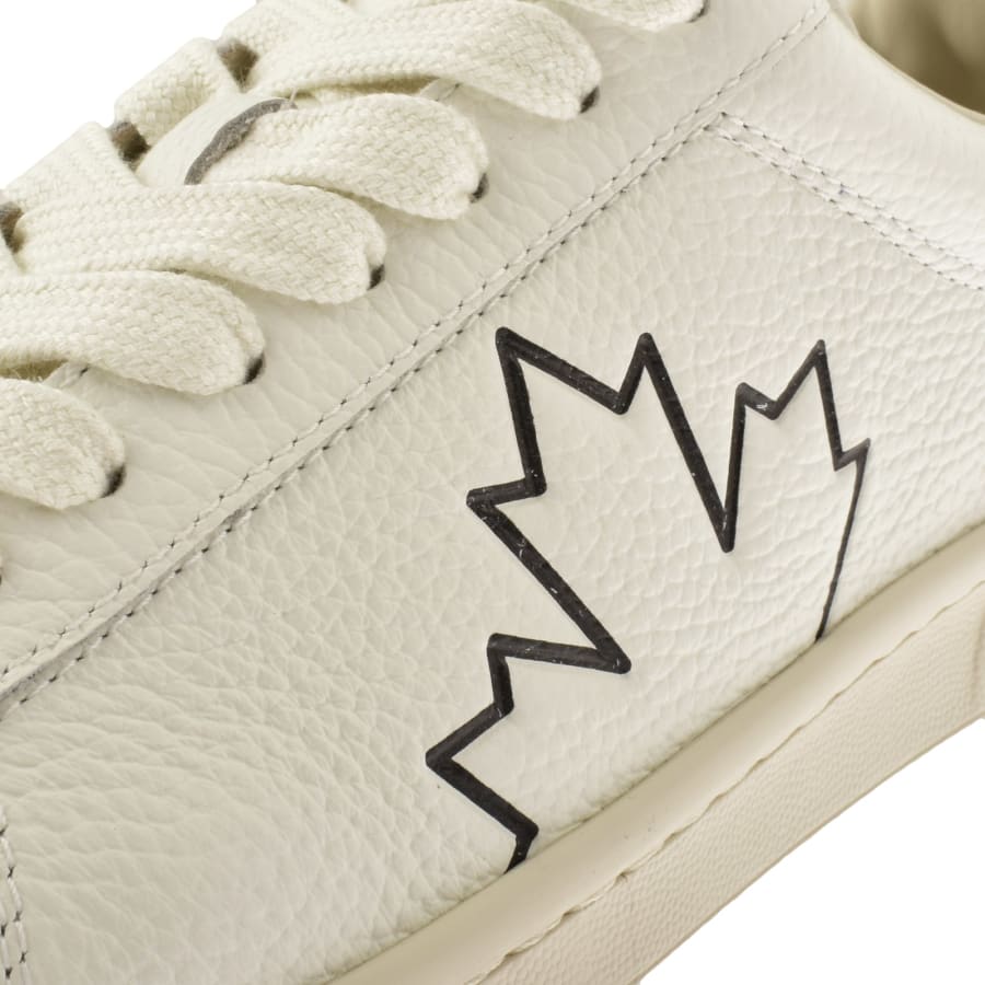 【送料&関税込】Dsquared2 boxer Ivory Leather Sneakers Dsquared2 'boxer' Ivory Leather Sneakers | italist